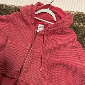 BDG Red Hooded Jacket